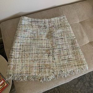 Chanel style knitted skirt